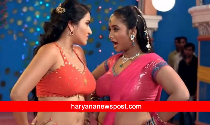 Monalisa और Rani Chatterjee में झगड़ा देख सामने बैठे  खेसारी ने लिए खूब मज़े , देखे वीडियो 