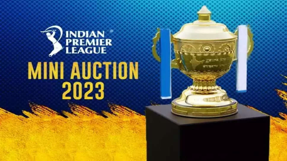 IPL 2023 Auction LIVE: बीसीसीआई ने कोच्चि में नीलामी के लिए 405 खिलाड़ियों को किया शॉर्टलिस्ट, फ्रैंचाइजी ने अंतिम सूची में 36 अतिरिक्त खिलाड़ियों को जोड़ा