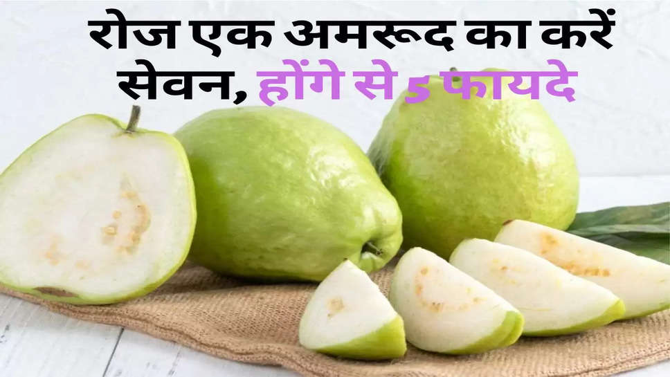 Health Tips : रोज एक अमरूद का करें सेवन, होंगे से 5 फायदे