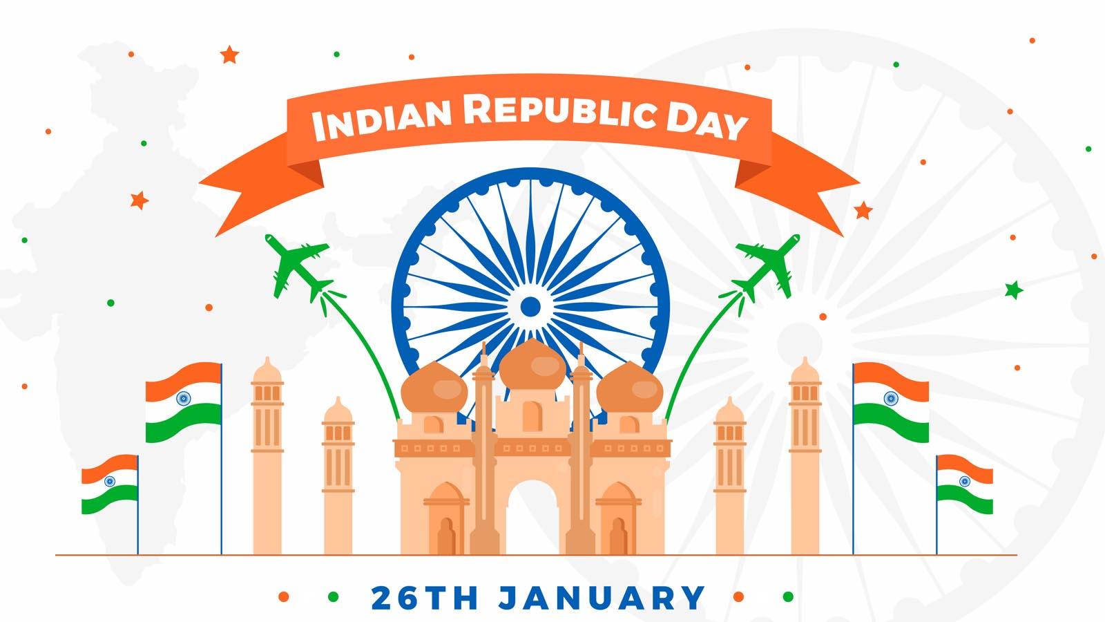 Lines on Republic Day Gantantra Diwas of India in Hindi and English