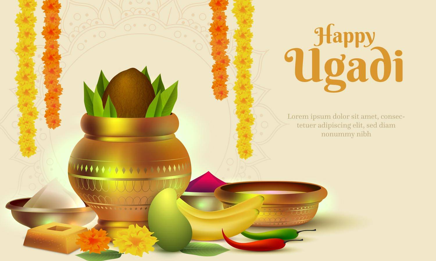 Ugadi Wishes Messages in English for Family