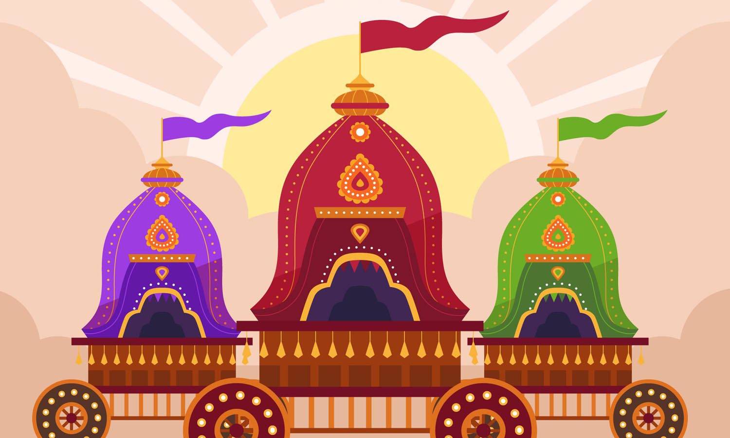 Jagannath Rath Yatra Wishes Messages 2023 for Sister