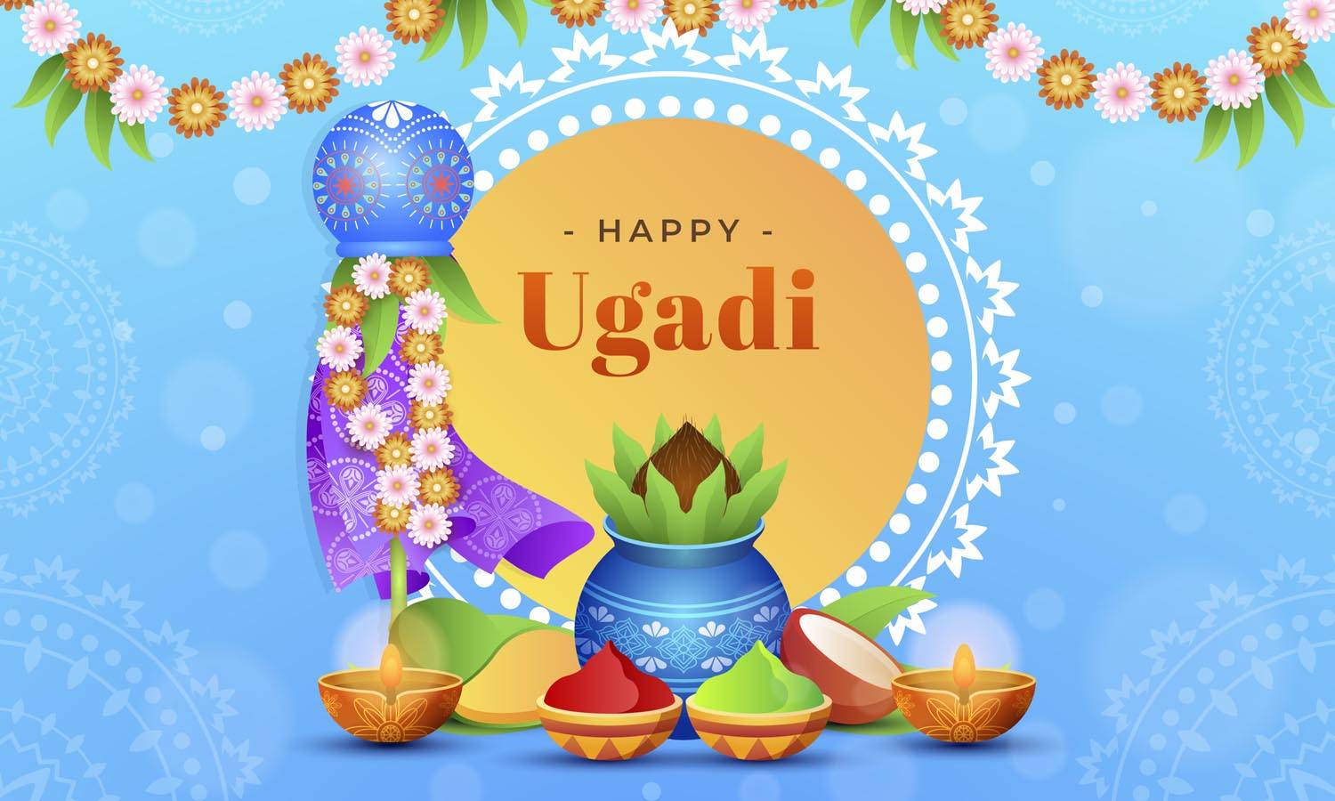 Ugadi Wishes for Sister 