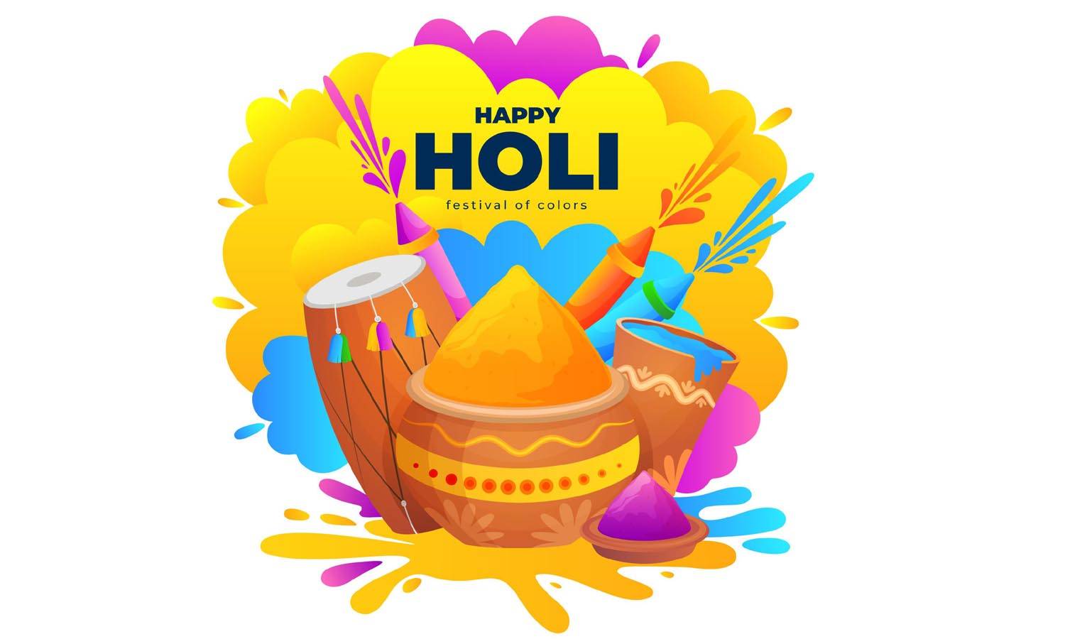 Holi image Messages for Boyfriend