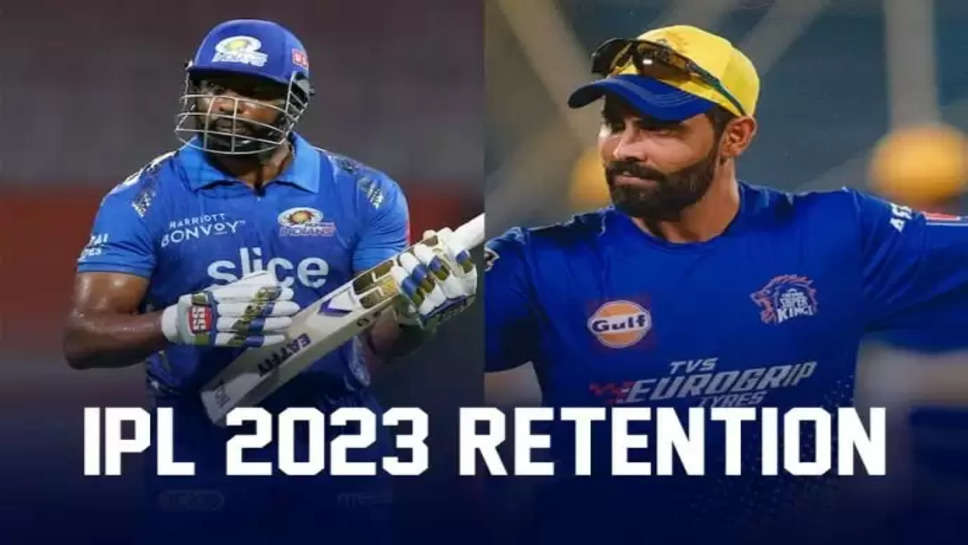 IPL 2023 Retention: चेन्नई और मुंबई ने सबमिट की रिटेन खिलाड़ियों की लिस्ट, मुंबई ने पोलार्ड को किया रिलीज़ और चेन्नई ने जडेजा को किया रिटेन