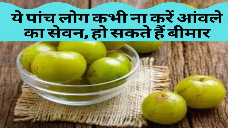 Health Tips : ये पांच लोग कभी ना करें आंवले का सेवन, हो सकते हैं बीमार