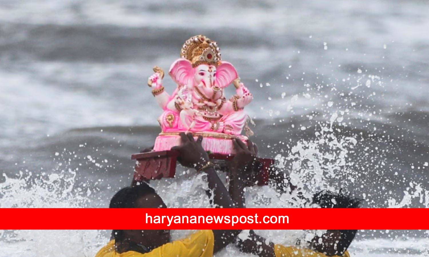 Ganpati Visarjan Instagram Captions, Ganpati Bappa Visarjan captions