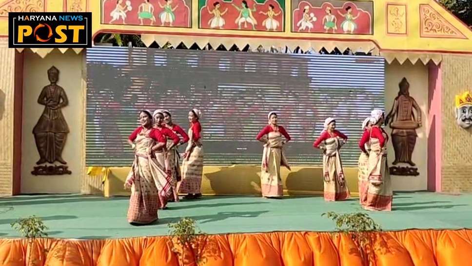 Kurukshetra Geeta Mahotsav: कुरुक्षेत्र अंतर्राष्ट्रीय गीता महोत्सव में असम की लोक संस्कृति से रूबरू करवा रहा है असम का पवेलियन