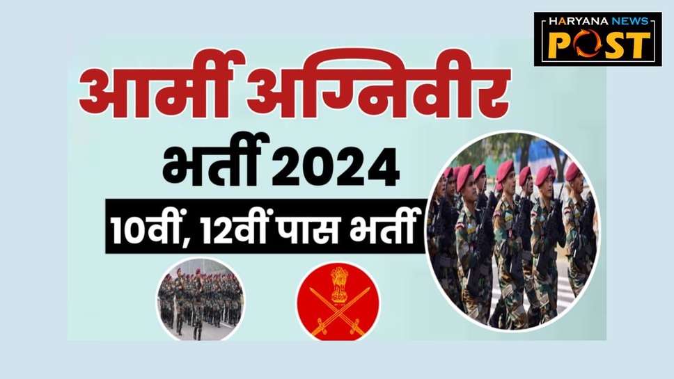 Ambala Army Agniveer bharti scheme 2024 : अम्बाला, कैथल, कुरुक्षेत्र, करनाल, यमुनानगर, पंचकूला में 8 फरवरी से शुरू होगी अग्निवीर भर्ती 