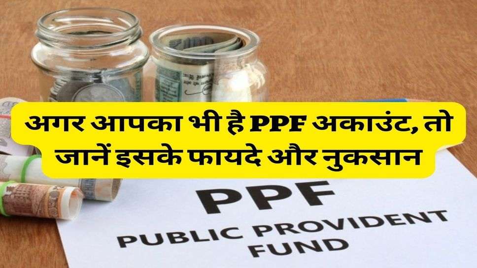 अगर आपका भी है PPF अकाउंट, तो जानें इसके फायदे और नुकसान