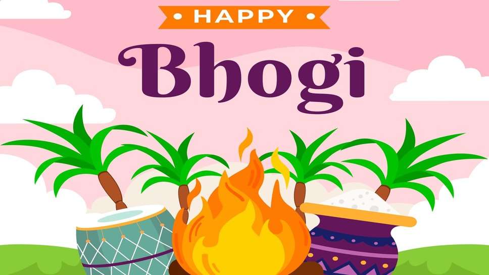 Happy Bhogi Pandigai wishes in Hindi and English