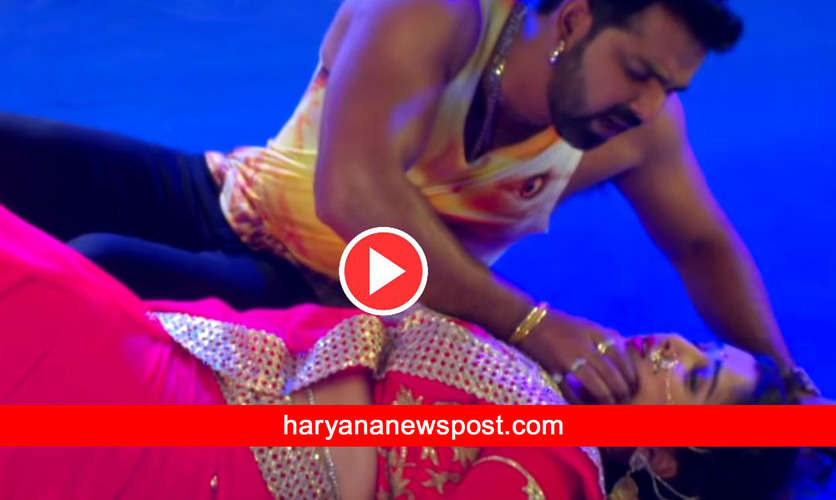 पति Nirahua का दिल तोड़ Pawan singh को किस करती दिखीं Aamrapali, हुआ बवाल