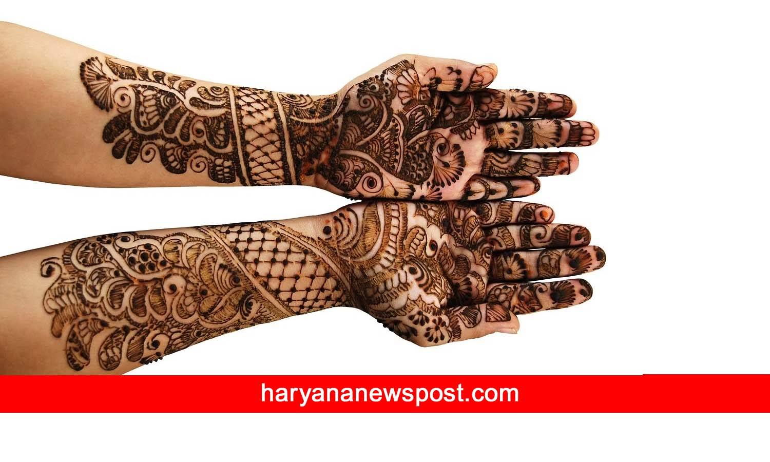 image of mehndi design simple